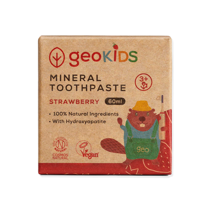 Pasta de dinți minerală Naturală pentru Copii - Căpșuni
