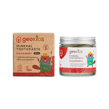Pasta de dinți minerală Naturală pentru Copii - Căpșuni