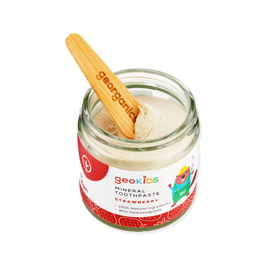 Pasta de dinți minerală Naturală pentru Copii - Căpșuni