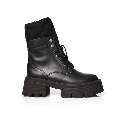 Brodequin Noir | Chaussette