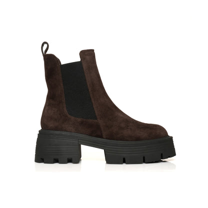 Chelsea Suede Chocolat