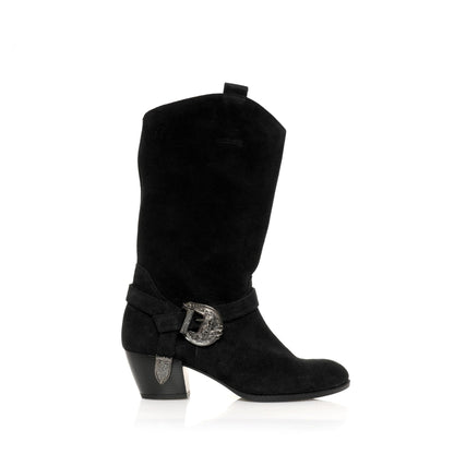 Santiag Noir Suede