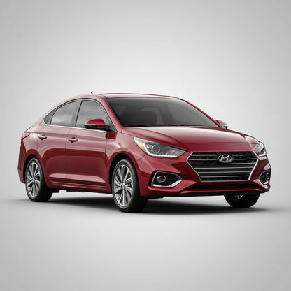Covorase Auto Hyundai Accent V (HC/YC: 2017–2022)-Cauciuc Tip Tavita-Red