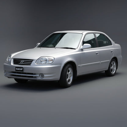 Covorase Auto Cauciuc Tip Tavita Hyundai Accent II (1999-2005) - Silver