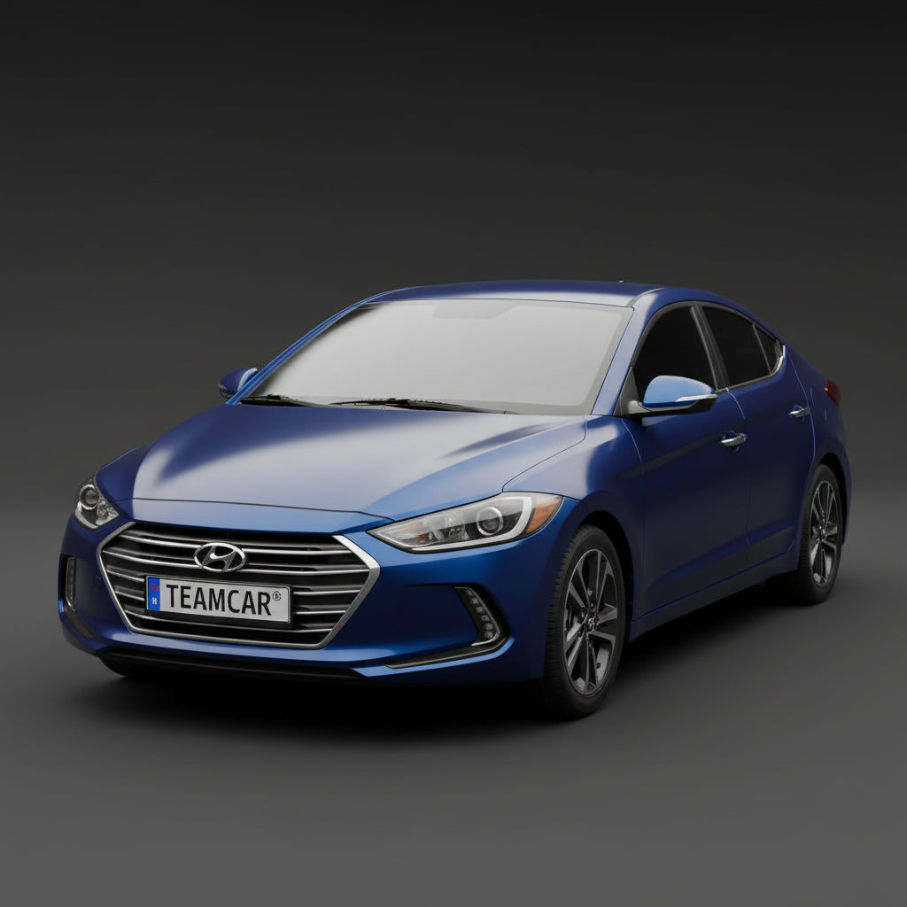 Covorase Auto TeamCar® Hyundai Elantra VI (2015-2020) - Cauciuc Tip Tavita
