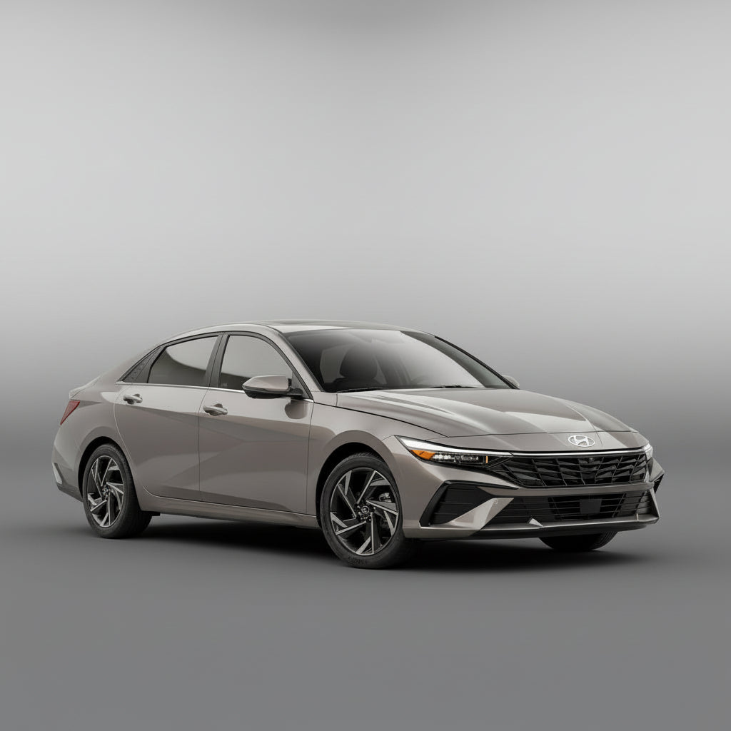 Covorase Auto Cauciuc Compatibile Hyundai Elantra VII Facelift -Black