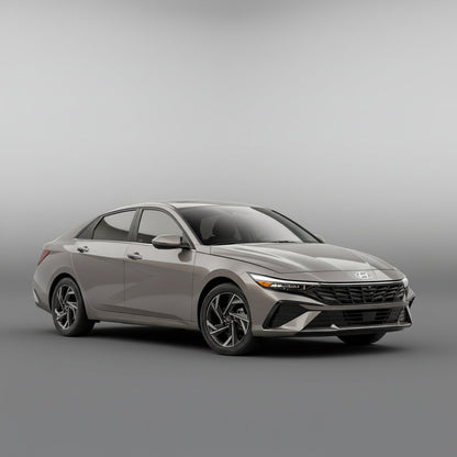 Covorase Auto Cauciuc Compatibile Hyundai Elantra VII Facelift -Black