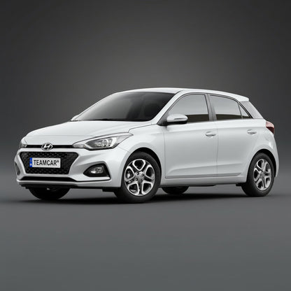 Covorase Auto Hyundai i20 Facelift 2018-2020 - Tavita Cauciuc-Silver