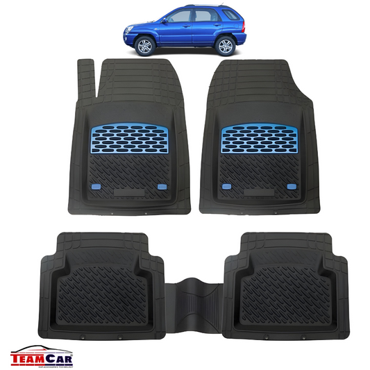 Hyundai Tucson I (2004-2009) Covorase Auto TeamCar®- Cauciuc Tip Tavita Blue