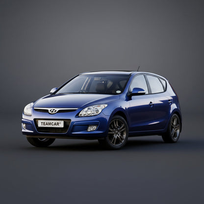 Covorase Auto Hyundai i30 I (2007-2012) - Cauciuc Tip Tavita -Blue