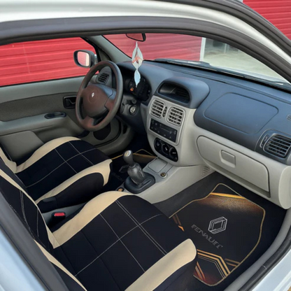 Covorase Universale Renault Clio IV Estate 2012–2019 – Negru/Portocaliu