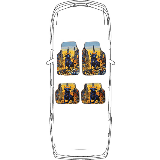 Covorașe Auto DECOMAT Bull Print – Set Universal PVC