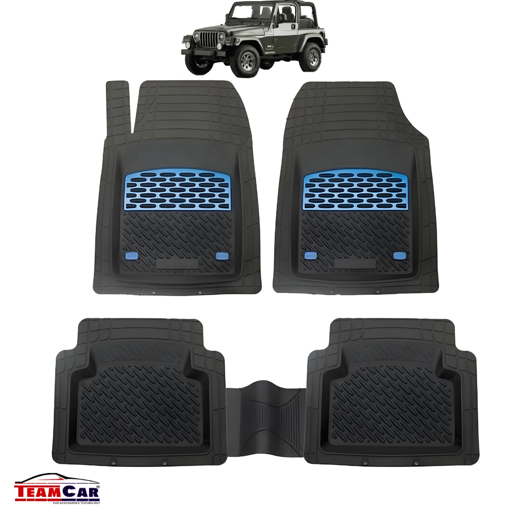 Jeep Wrangler TJ Covorase Auto TeamCar® Tip Tavita Compatibile (1997–2006) Blue