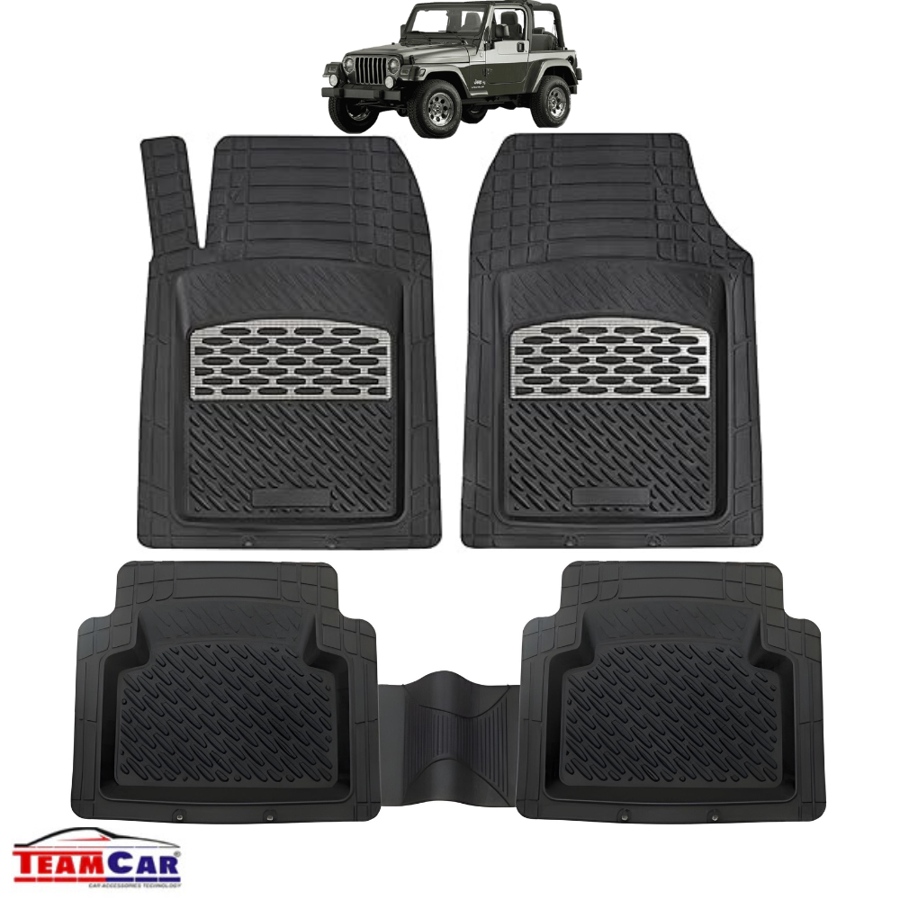 Jeep Wrangler TJ Covorase Auto TeamCar® Tip Tavita Compatibile (1997–2006) Silver