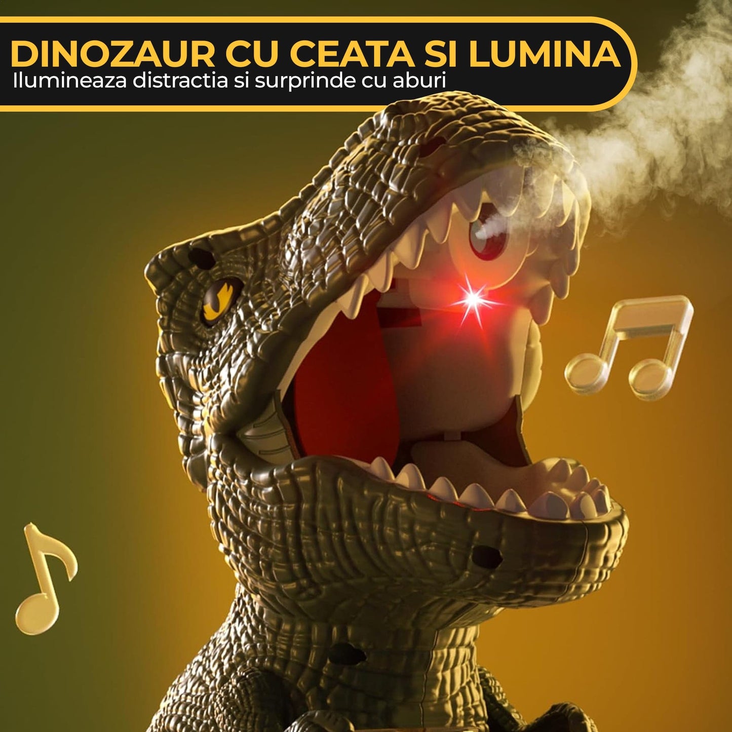 Jucarie interactiva tragere la tinta Dinozaur Timebox, 2 Pusti