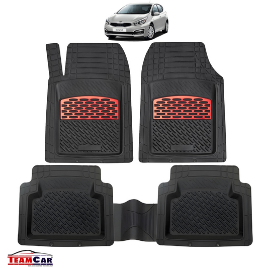 Kia Ceed II Covorase Auto TeamCar® Tip Tavita Compatibile (2012–2018) Red