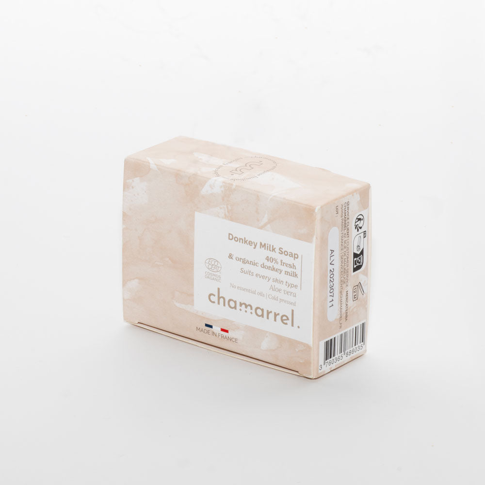Săpun bio cu lapte proaspăt de măgăriță - Certificat Organic, 90 g.