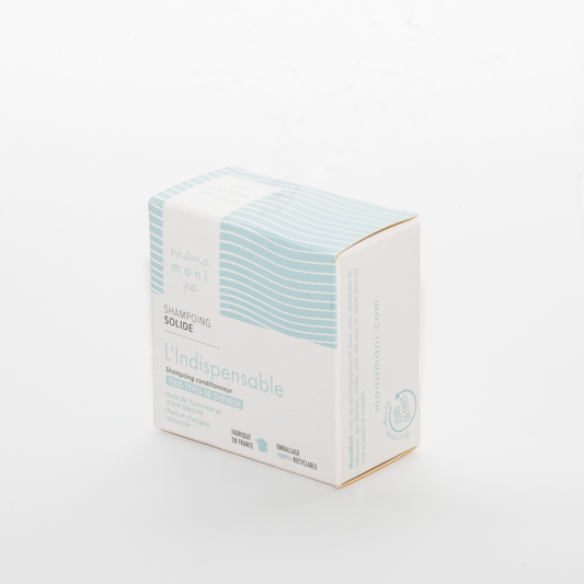 Șampon solid natural pentru păr cu argila albă (Kaolin), 70g.