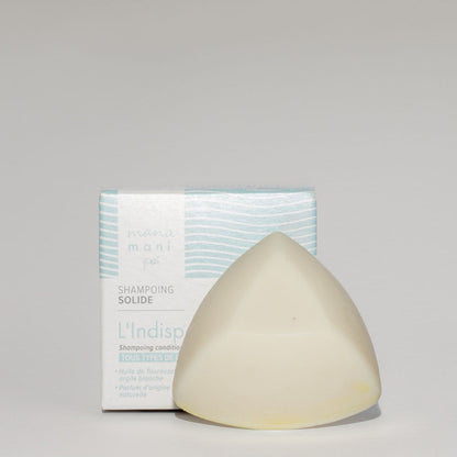 Șampon solid natural pentru păr cu argila albă (Kaolin), 70g.