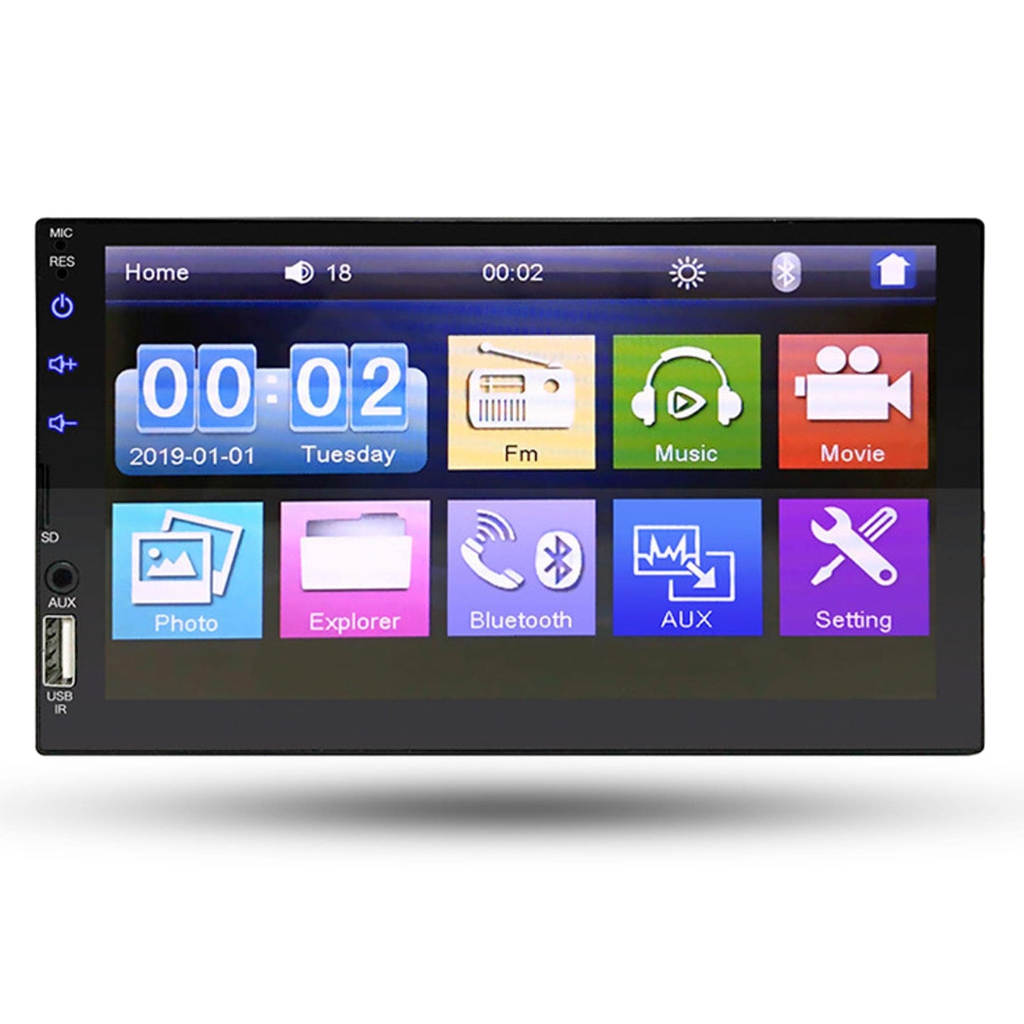 Navigatie Auto Timebox, Wireless, 2 x USB, Aux, Ecran HD Touch 7", MirrorLink