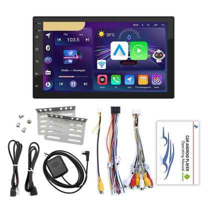 Navigatie Auto Timebox, Apple CarPlay, Android Auto, 2G+32G, Wireless, 2 x USB