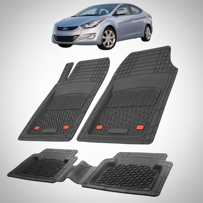 Covorase Auto Cauciuc Compatibile Hyundai Elantra V (MD/UD, 2010–2015)- Black