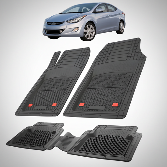 Covorase Auto Cauciuc Compatibile Hyundai Elantra V (MD/UD, 2010–2015)- Black