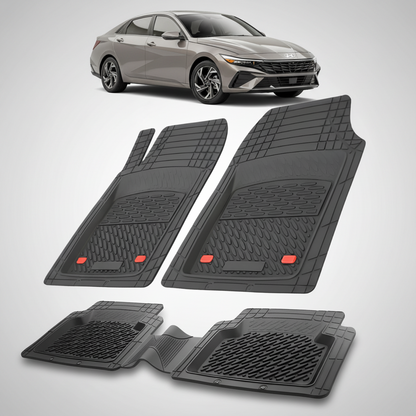 Covorase Auto Cauciuc Compatibile Hyundai Elantra VII Facelift -Black