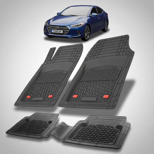 Covorase Auto TeamCar® Hyundai Elantra VI (2015-2020) - Cauciuc Tip Tavita