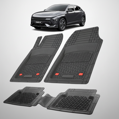 Covorase Auto Hyundai Kona 2023+ | Premium Cauciuc Tavita 3D Black