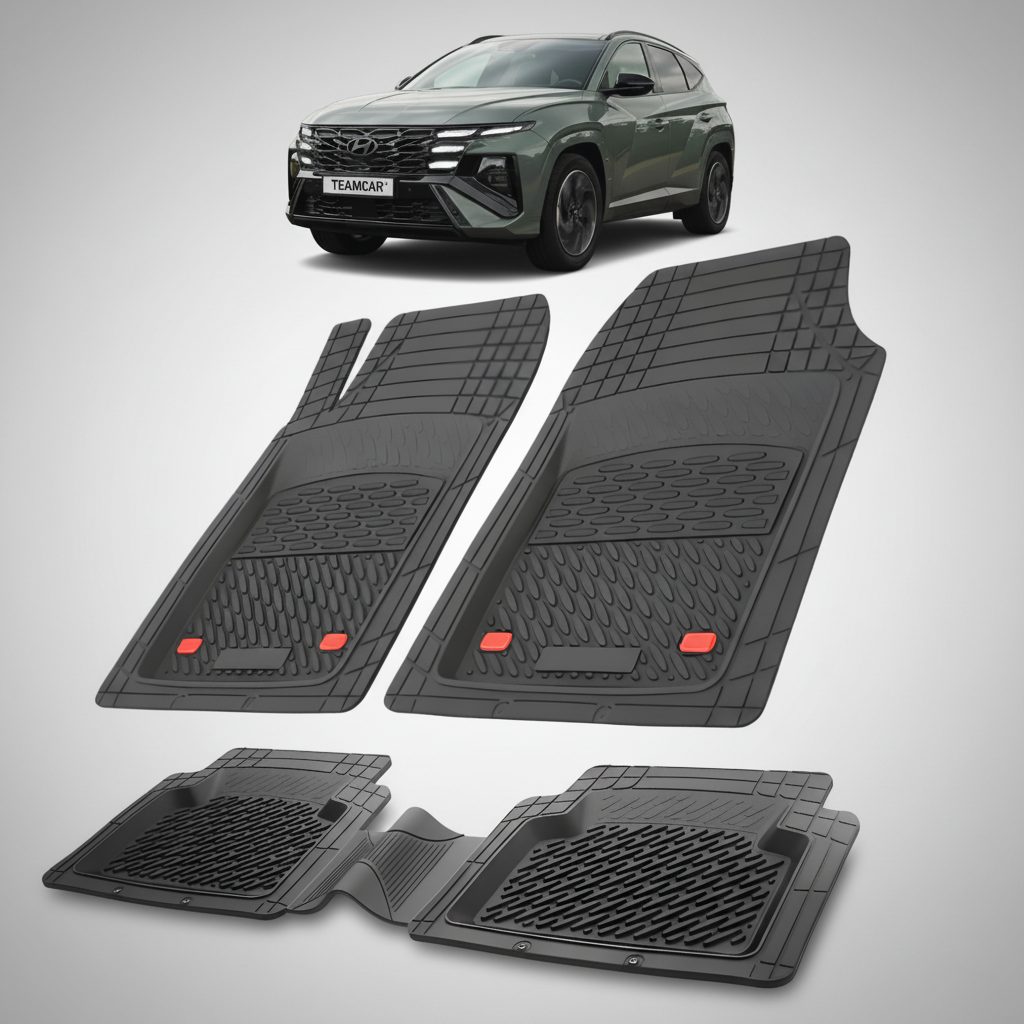 Covorase Auto TeamCar® Hyundai Tucson III (2020-2024) - Cauciuc Tip Tavita