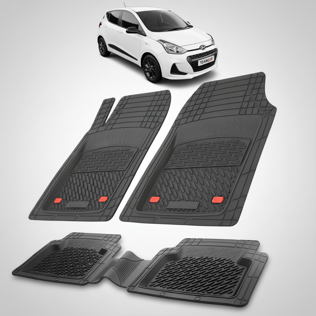 Covorase Auto Hyundai i10 2016-2019 - Tavita Cauciuc-Blue