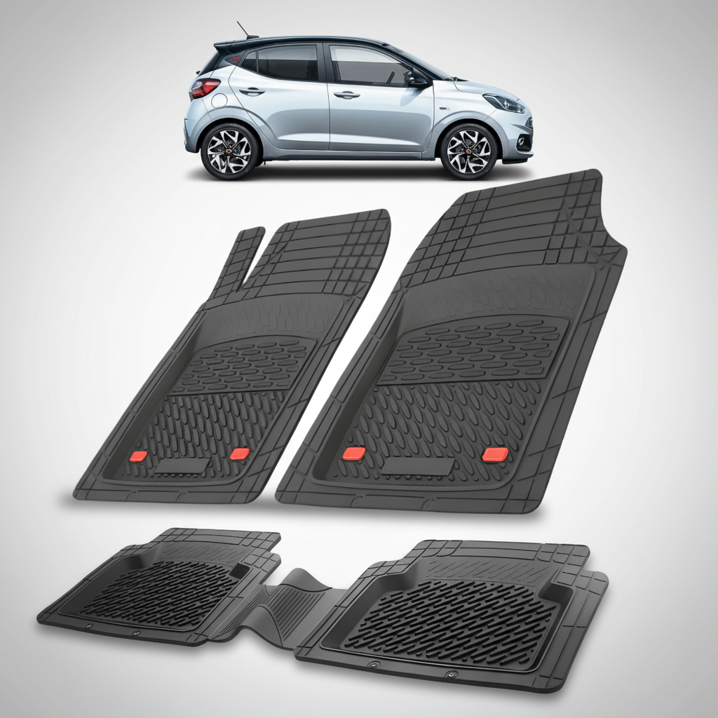Covorase Auto Hyundai i10 2023-2026 - Tavita Cauciuc-Black