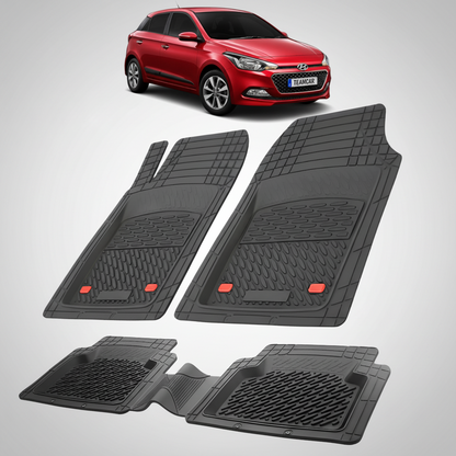 Covorase Auto Hyundai i20 Hatchback 2014-2018 - Tavita Cauciuc-Black