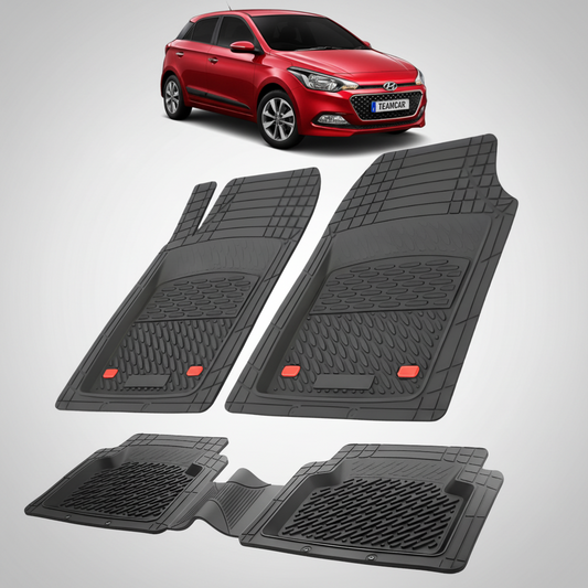 Covorase Auto Hyundai i20 Hatchback 2014-2018 - Tavita Cauciuc-Black
