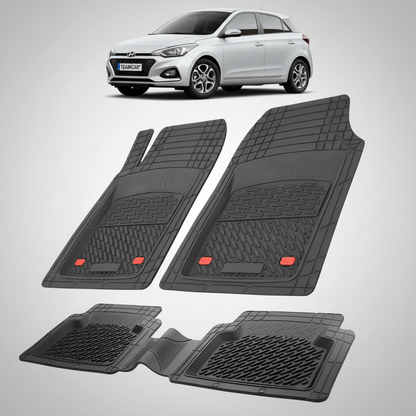 Covorase Auto Hyundai i20 Facelift 2018-2020 - Tavita Cauciuc-Black