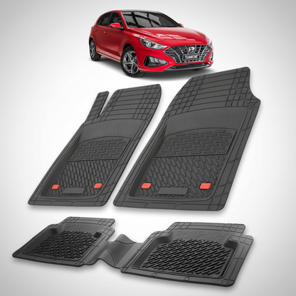Covorase Hyundai i30 III Hatchback 2020-2026 - Cauciuc Tip Tavita -Black