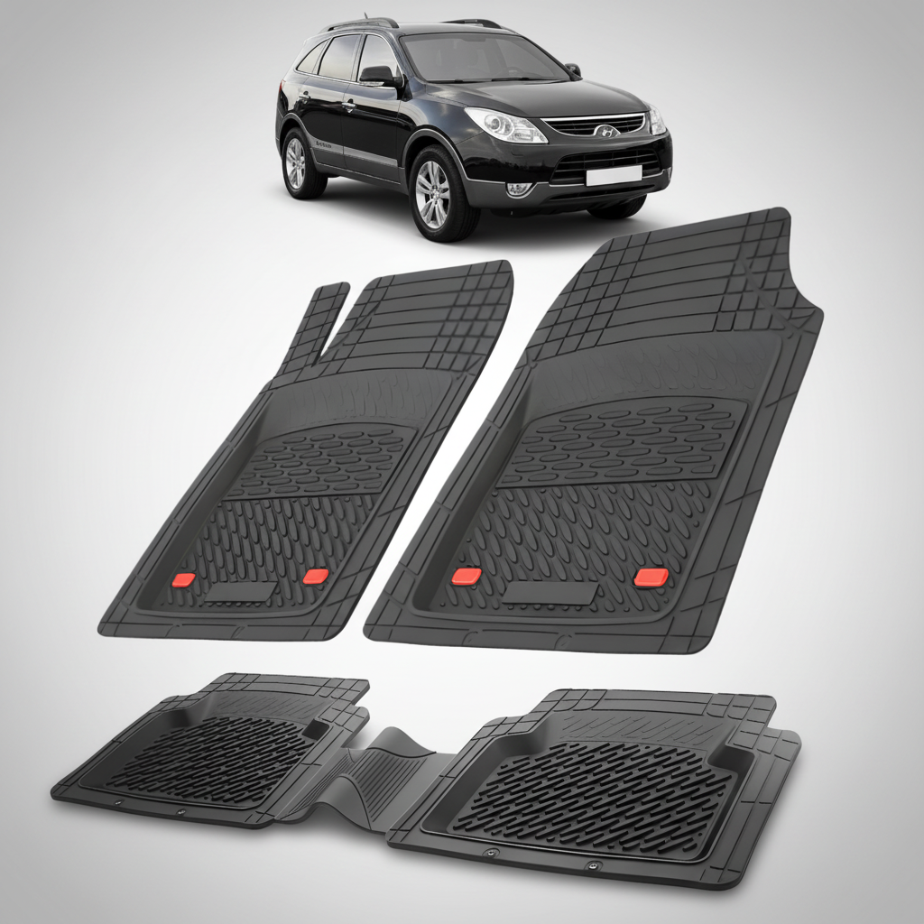 Covorase Hyundai ix55 2009–2012 Tavita din cauciuc-Black