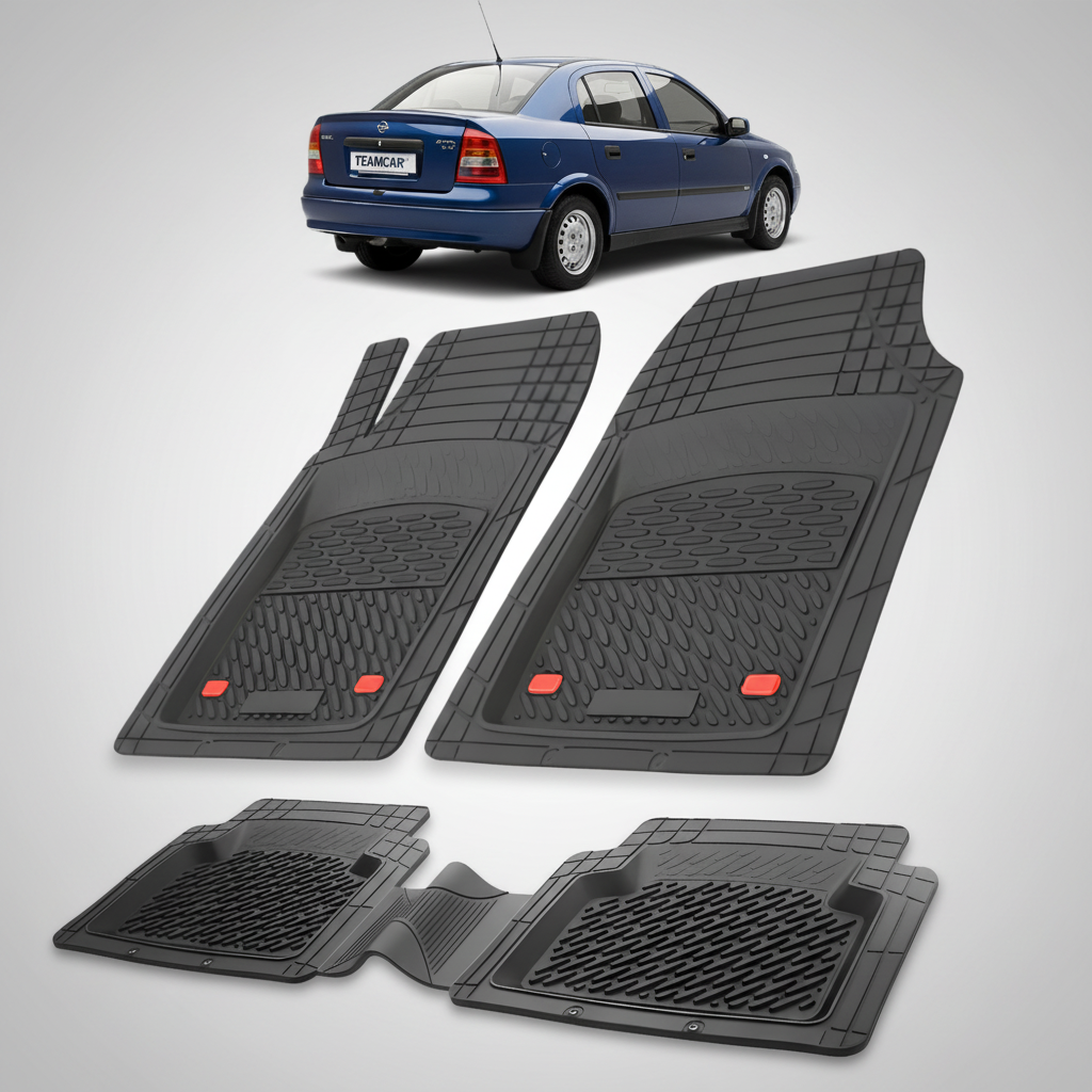 Covorașe Auto Tip Tăviță Compatibile Opel Astra G (1998–2009)-black- Sedan