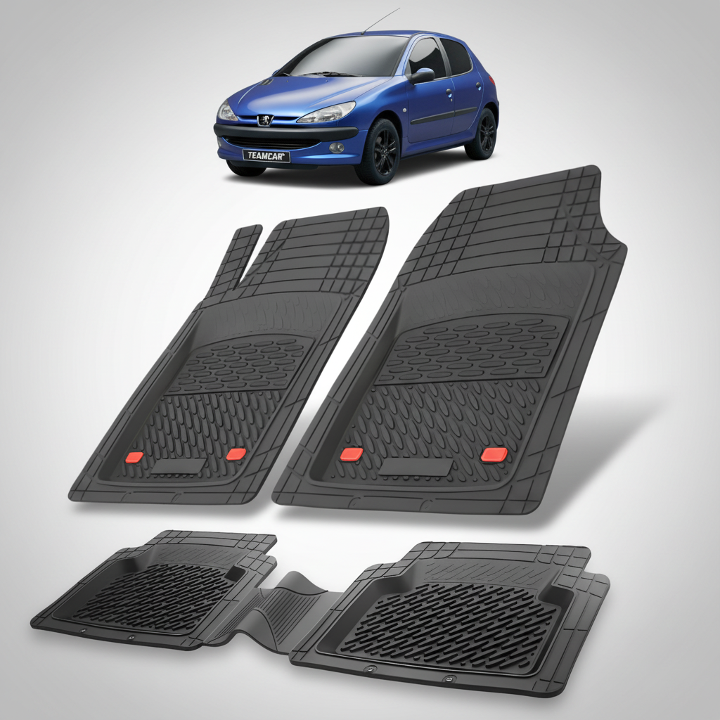 Covorase Tavita Compatibile Peugeot 206 Hatchback (5 usi-1998-2003) Black