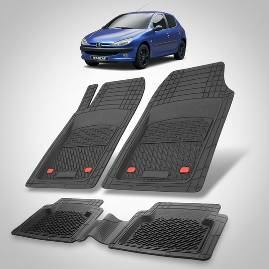 Covorase Tavita Compatibile Peugeot 206 Hatchback (5 usi-1998-2003) Black