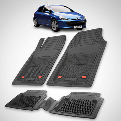 Covorase Auto Tip Tavita Compatibile Peugeot 307 Hatchback 3 usi 2001-2005 Black