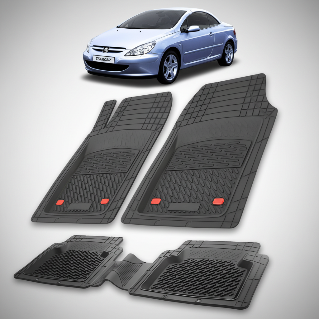 Covorase Auto Tip Tavita Compatibile Peugeot 307 CC 2003-2005 Black