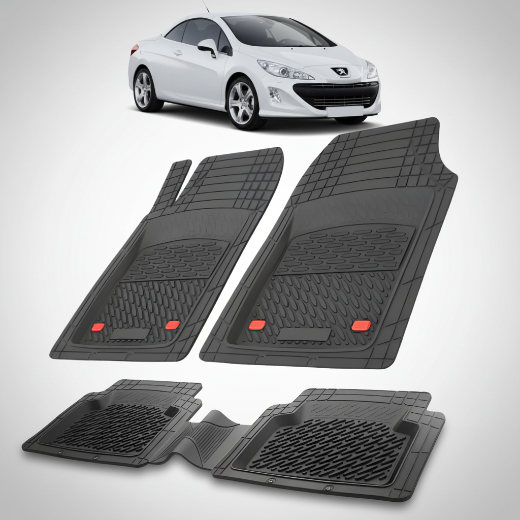 Covorase Auto Tip Tavita Compatibile Peugeot 308 CC (2007-2011) Black