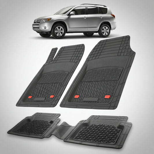Covorase Auto Tip Tavita Cauciuc Compatibile Toyota RAV4 (2006–2012) Negru
