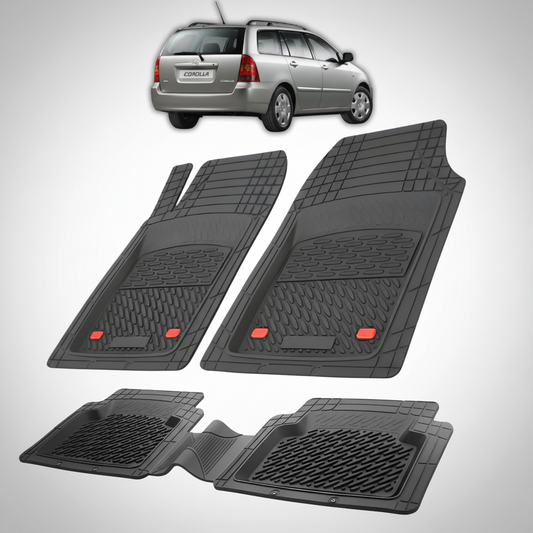 Covorase Auto Tip Tavita Compatibile Toyota Corolla E12 Combi (2001-2007) Negru