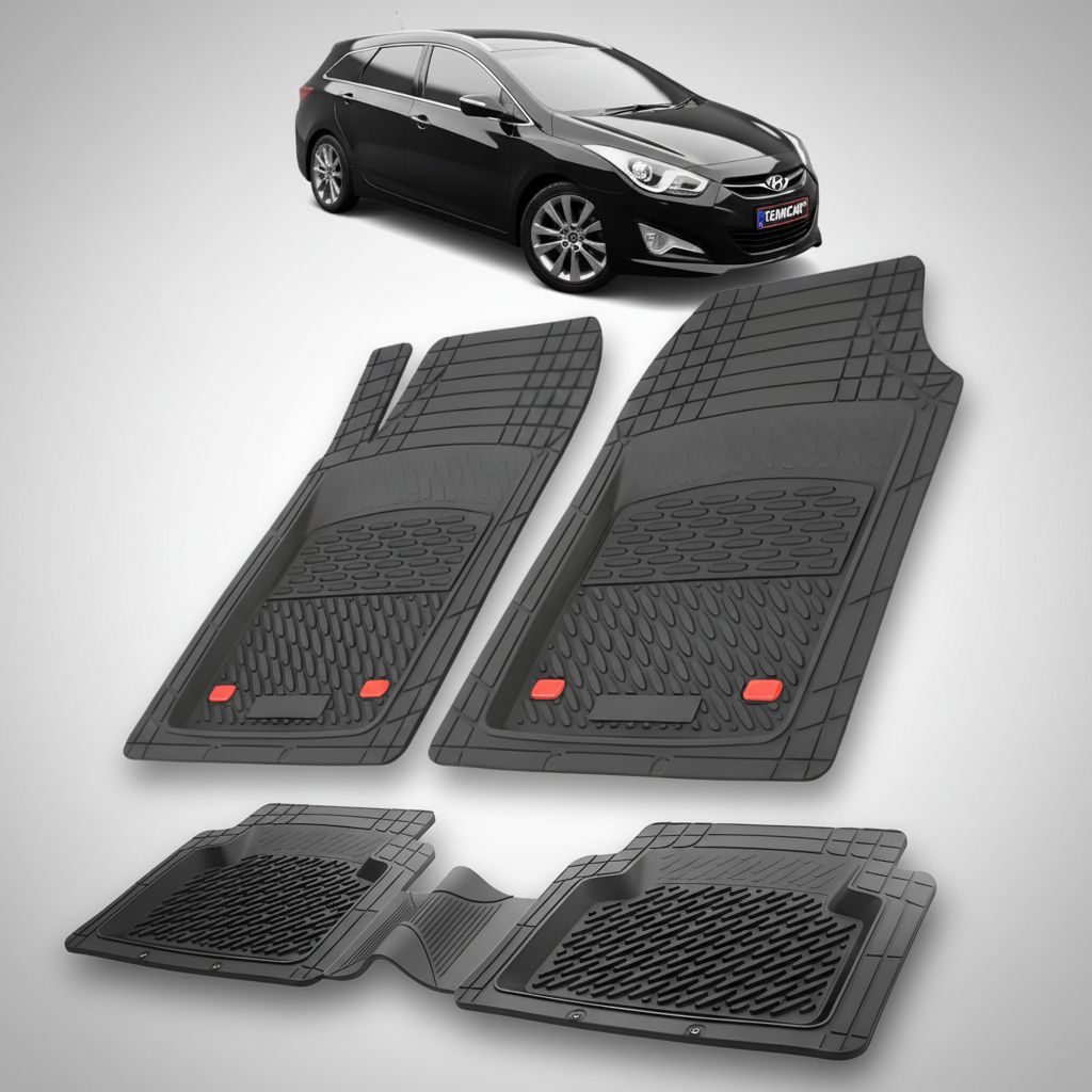 Covorase Hyundai i40 Wagon 2011 – 2015 - Cauciuc Tip Tavita -Black