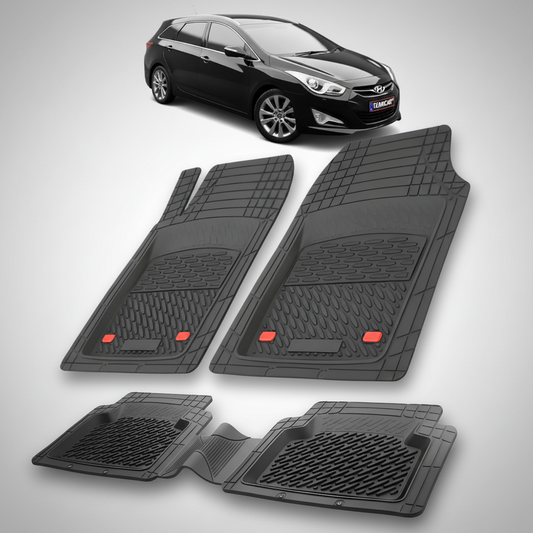 Covorase Hyundai i40 Wagon 2011 – 2015 - Cauciuc Tip Tavita -Black