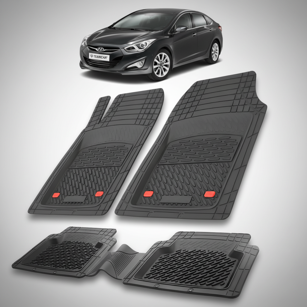 Covorase Hyundai i40 2011–2015 - Cauciuc Tip Tavita -Black