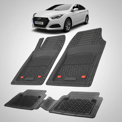 Covorase Hyundai i40 2015–2018 - Cauciuc Tip Tavita -Black